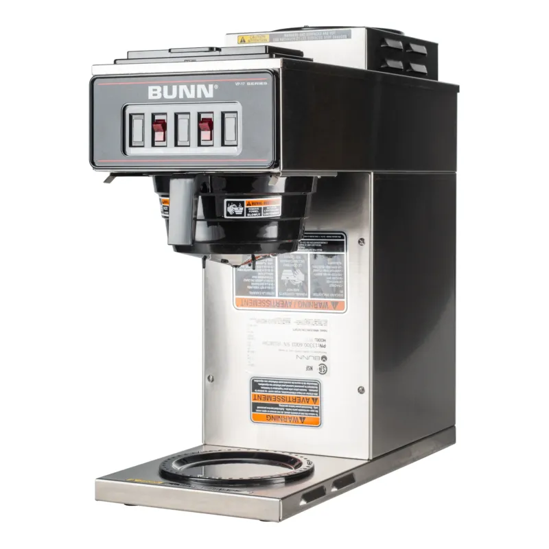 BUNN 13300.6003 VP17-2 Coffee Brewer, 2 Warmers, Stainless Steel, 120V