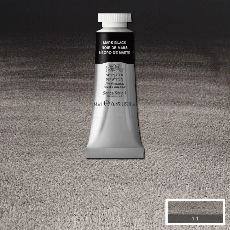 Mars Black 14ml - S1 Professional Watercolour