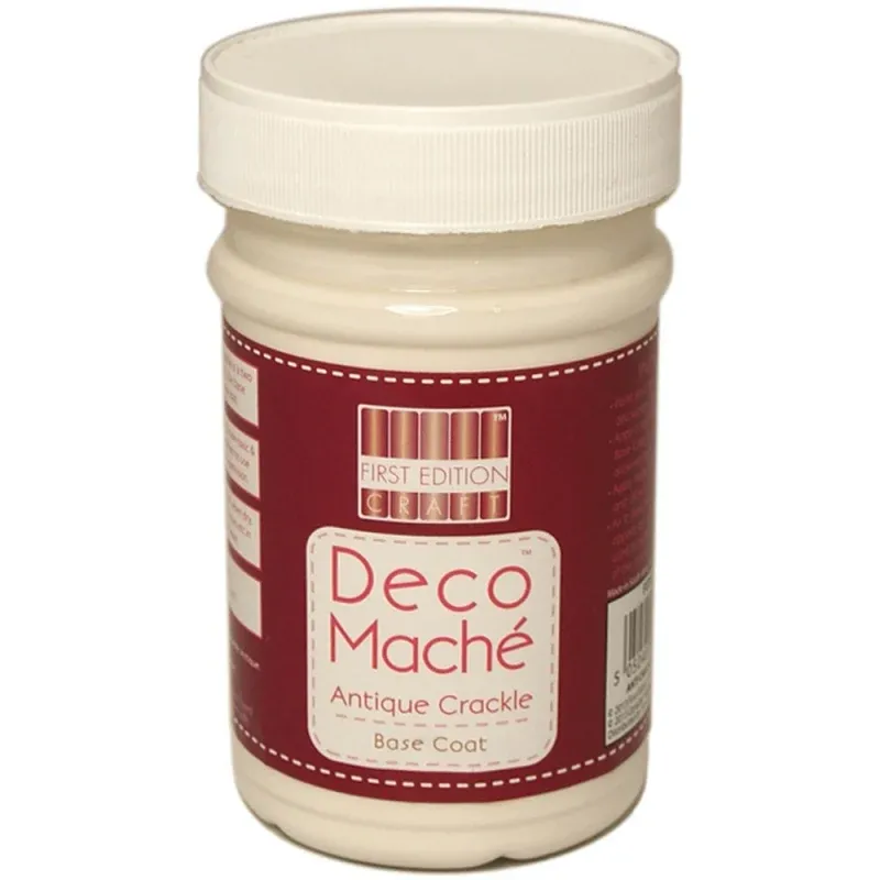 First Edition Deco Maché Decoupage Craft Glue-Antique Crackle Effect Base Coat