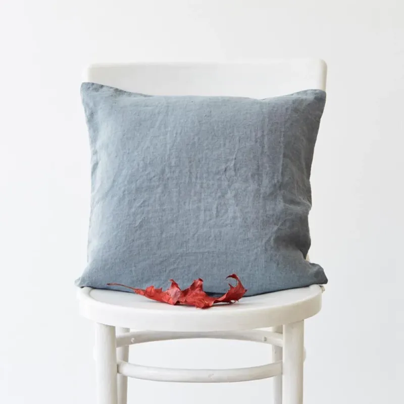 Linen 20" x 20" Pillow | Blue Fog