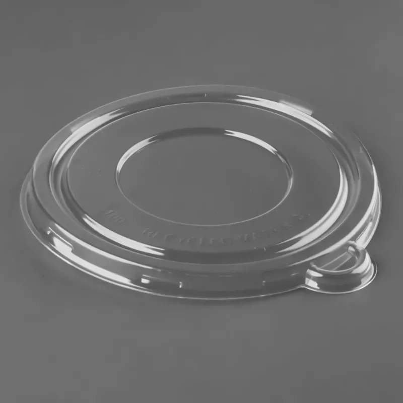 Eco Guardian Wide Mouth Bowl Flat Lid, 12 oz, PET (1000-pack)