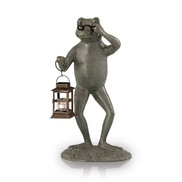 Professor Frog Garden Lantern By SPI Home | Lanterns | Modishstore