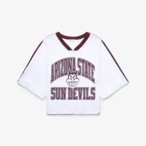 ARIZONA STATE SUN DEVILS ASU VINTAGE BIG OVERARCH '47 WOMEN'S DROP NEEDLE RAGLAN JERSEY