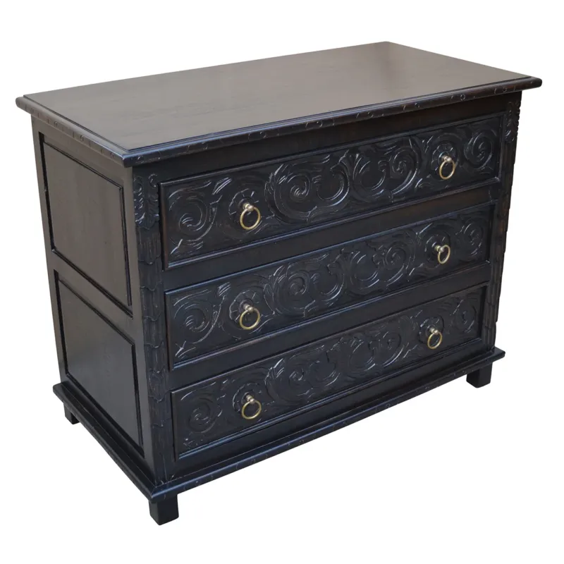 A&B Home Valeria 3 Drawer Chest | Drawers | Modishstore