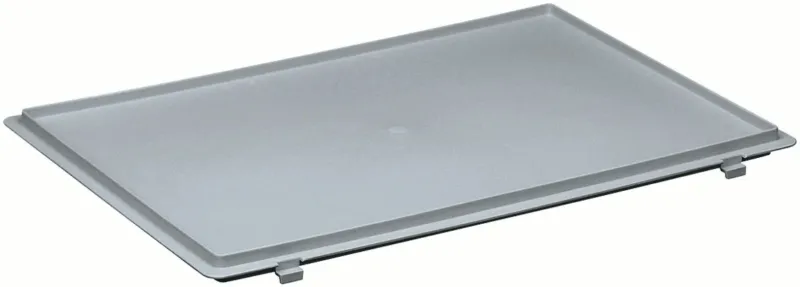 LOCKWEILER Scharnierdeckel PP 300x200 mm grau für Transportstapelkasten