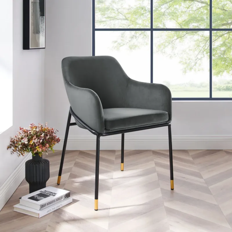 Modway Jovi Performance Velvet Dining Armchair - EEI-4671 | Dining Chairs | Modishstore - 1