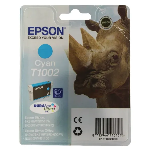 Epson T1002 Ink Durabrite Ultra Cyan