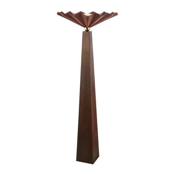 Furrow 64" Floor Lamp | Burgundy