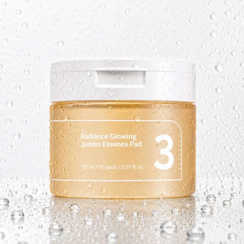 numbuzin - No.3 Radiance Glowing Jumbo Essence Pad 70P