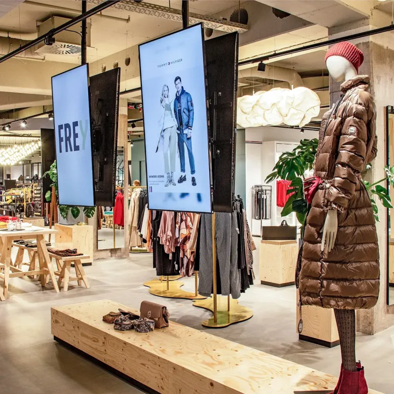 Instore Bildschirme – Werbefläche in allen FREY Häusern