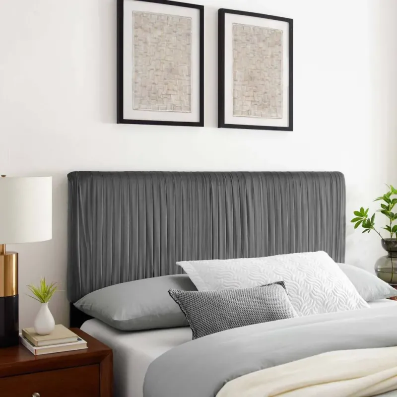 Modway Eloise Channel Tufted Performance Velvet Twin Headboard - MOD-6326 | Headboards | Modishstore - 1
