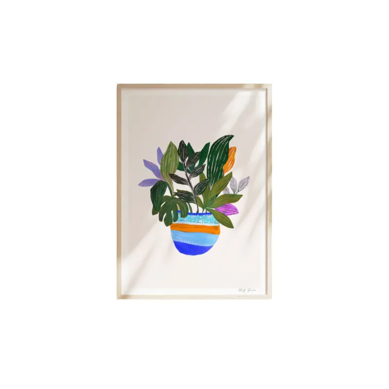 Botanical Bird of Paradise Limited Edition Print