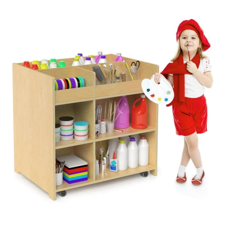 Whitney Brothers Deluxe Mobile Art Supply Cart | Kids Collection | Modishstore