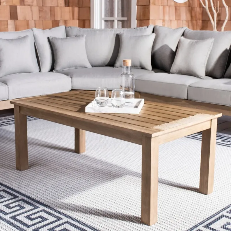 Safavieh Santa Cruz Patio Coffee Table | Outdoor Tables | Modishstore