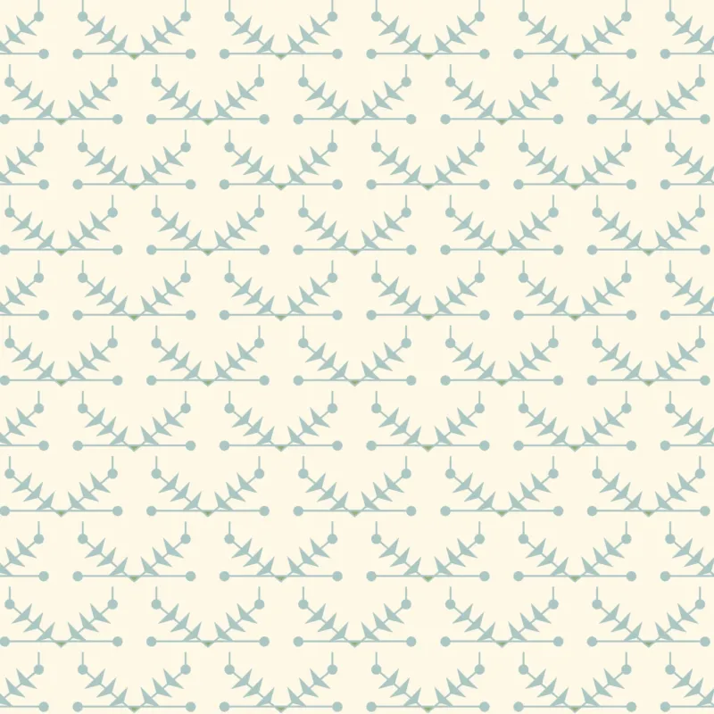 Atomic Trellis Wallpaper - Light Blue
